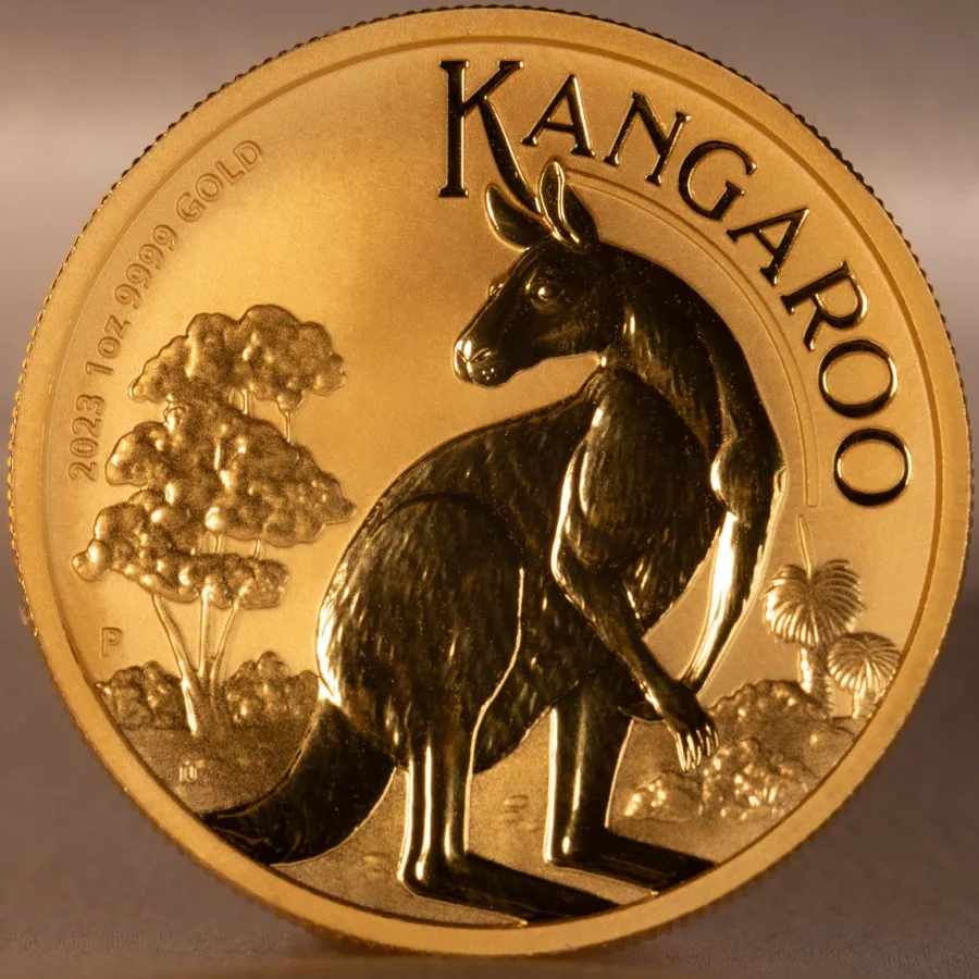 Australian Gold Kangaroo coin we buy