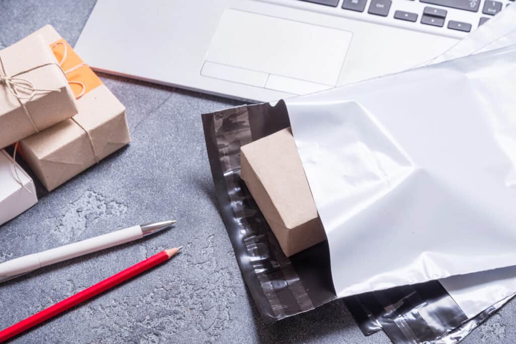 Packaging of precious metals in secure, professional materials for safe delivery.