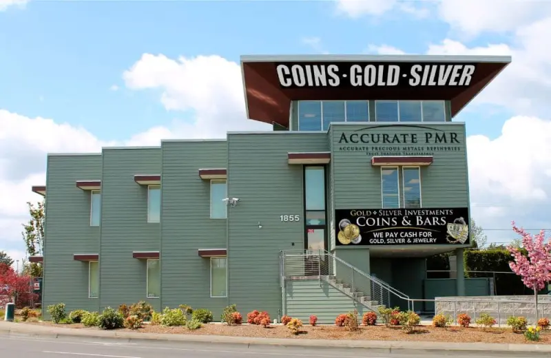 Jewelry and coin shop specializing in gold, silver, and collectible coins.