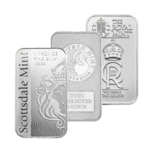 Silver bars and coins – Accurate Precious Metals.