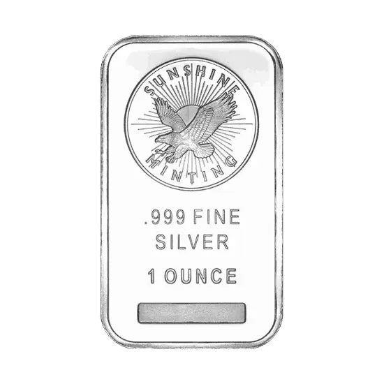 High quality silver bars.