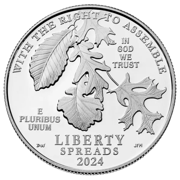 A platinum American Eagle coin