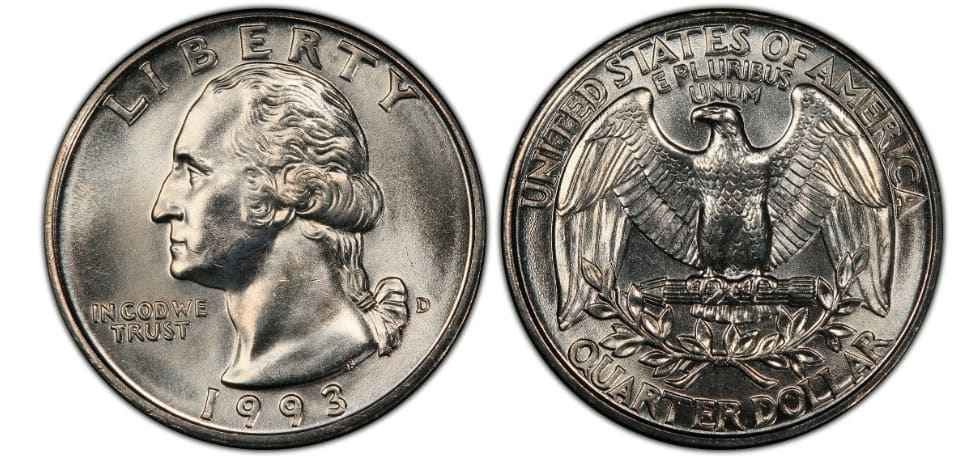 Discover Rare 1993 Washington Quarter Errors: DDO & More