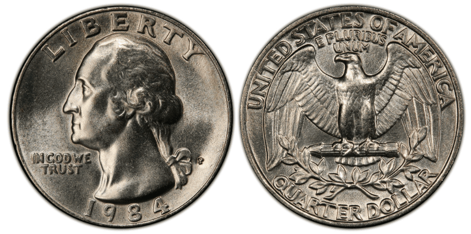 1984 P Washington Quarter Value & Errors Guide