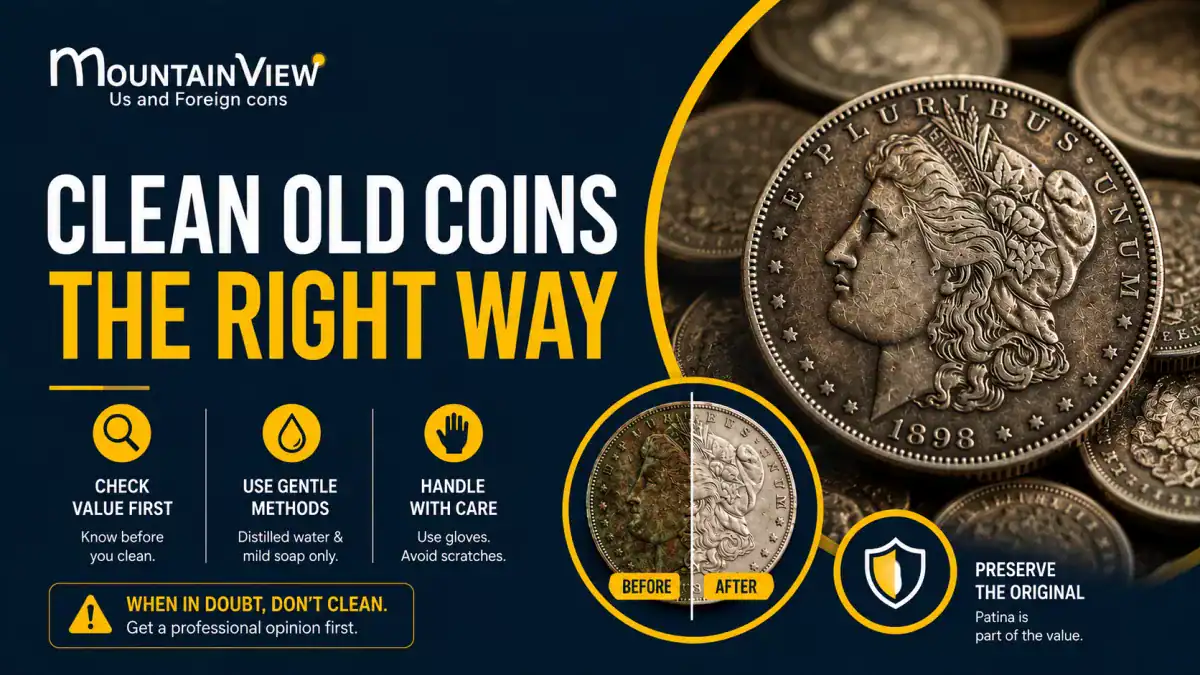 Avoiding common coin cleaning mistakes: Protect your collectibles