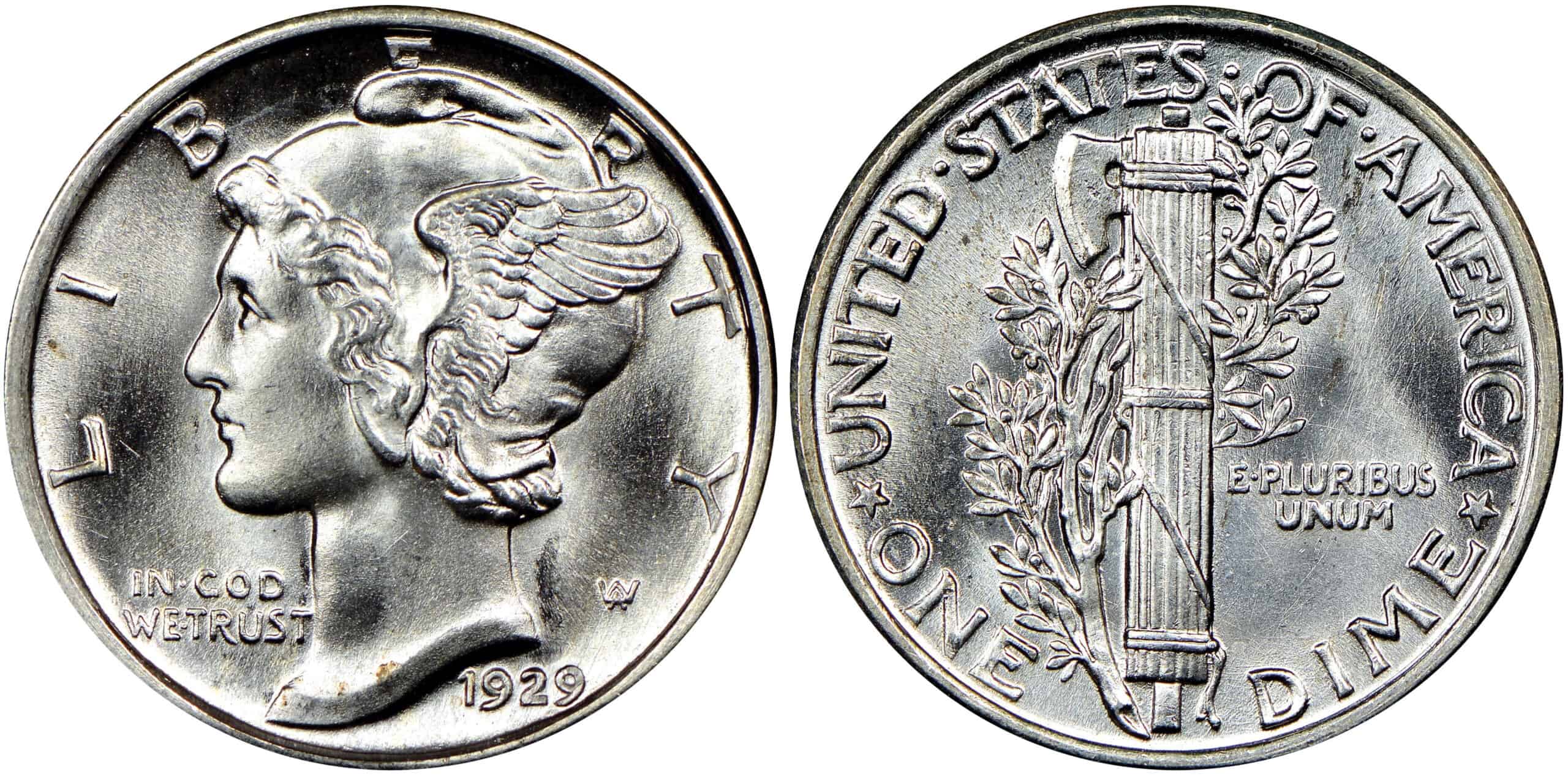 1929 Mercury dime: History, value, and mint varieties