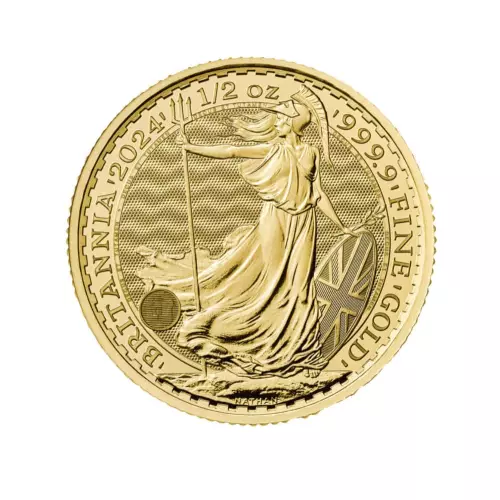 1/2 oz Great Britain Gold Britannia Coin 2024