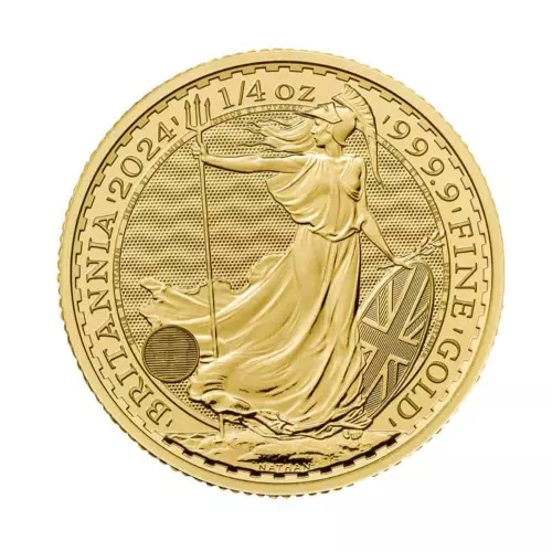 1/4 oz Great Britain Gold Britannia Coin 2024
