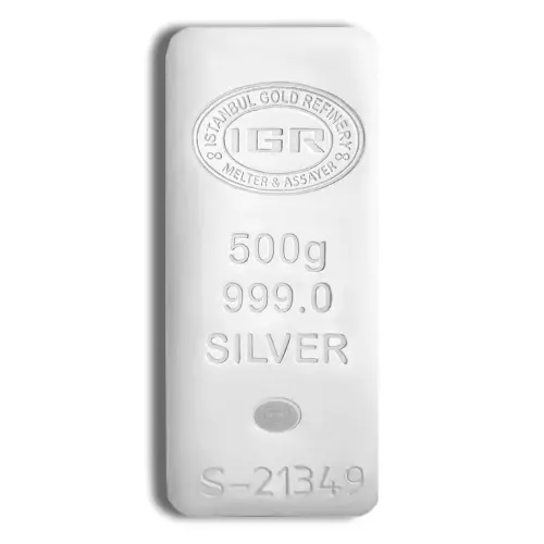 500 Gram Silver Bar - IGR Metals