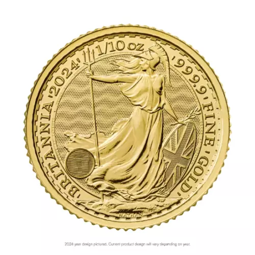 1/10 oz Gold Britannia Coin 2020