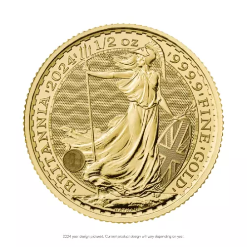 1/2 oz Gold Britannia Coin 2021