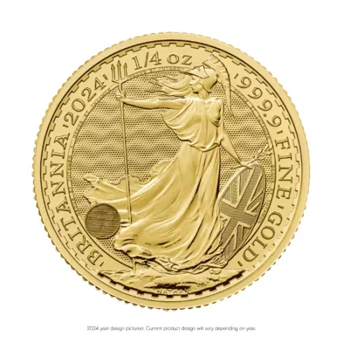 1/4 oz Gold Britannia Coin 2023