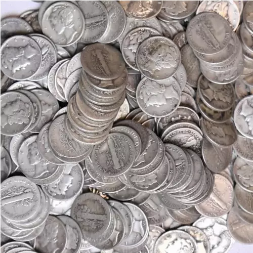 90% Silver Mercury Dime (1916-1945)