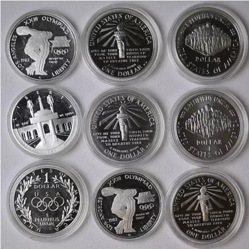 Various U.S. Mint $1 Silver Commemorative Coins