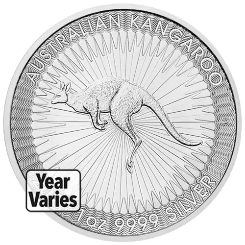 1 oz Australian Silver Kangaroo Coin (Random Year)
