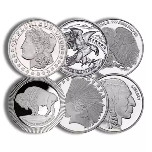 1 oz Silver Round (Various Mint)