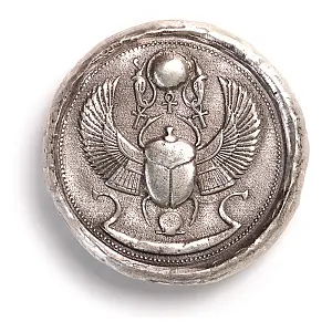 1 oz MK Barz Stamped Silver Round/Bar (Random Design) – image 1