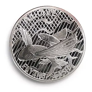 2020 Tokelau Flying Fish 1 oz Silver Coin – image 1