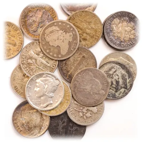 $1 Face 90% Silver Dimes Pre 1965