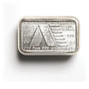 A-Mark 1 oz Silver Bar – image 1