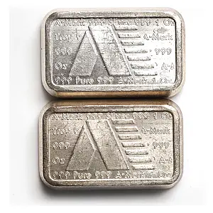 A-Mark 1 oz Silver Bar – image 2