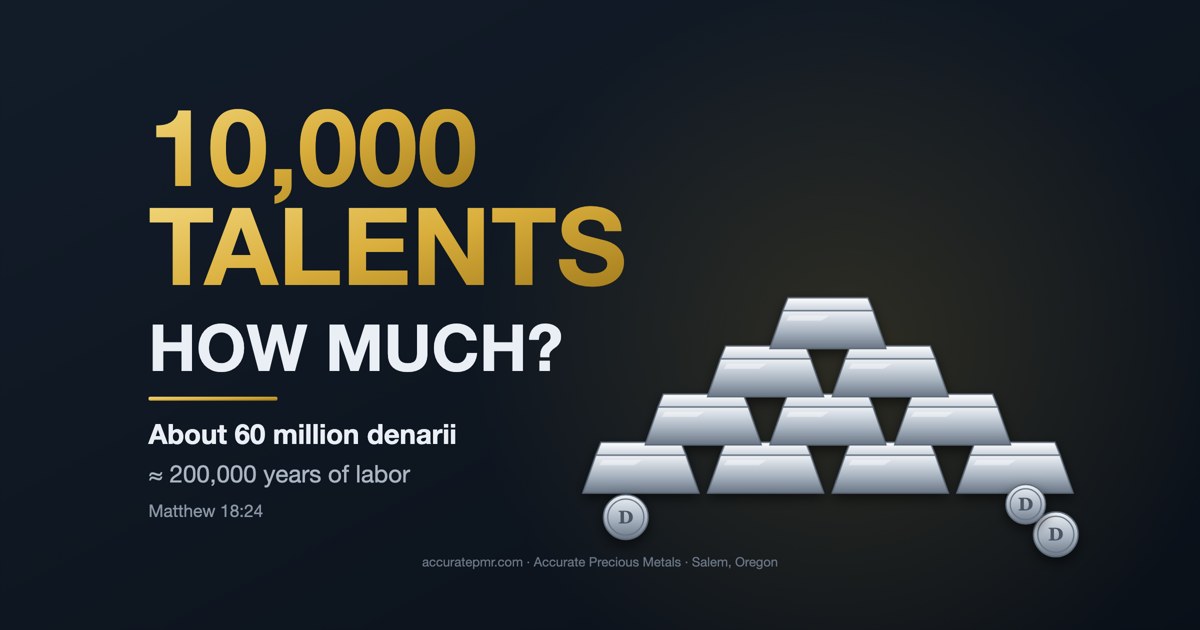Ten Thousand Talents Value - How much is 10,000 Talents Worth?