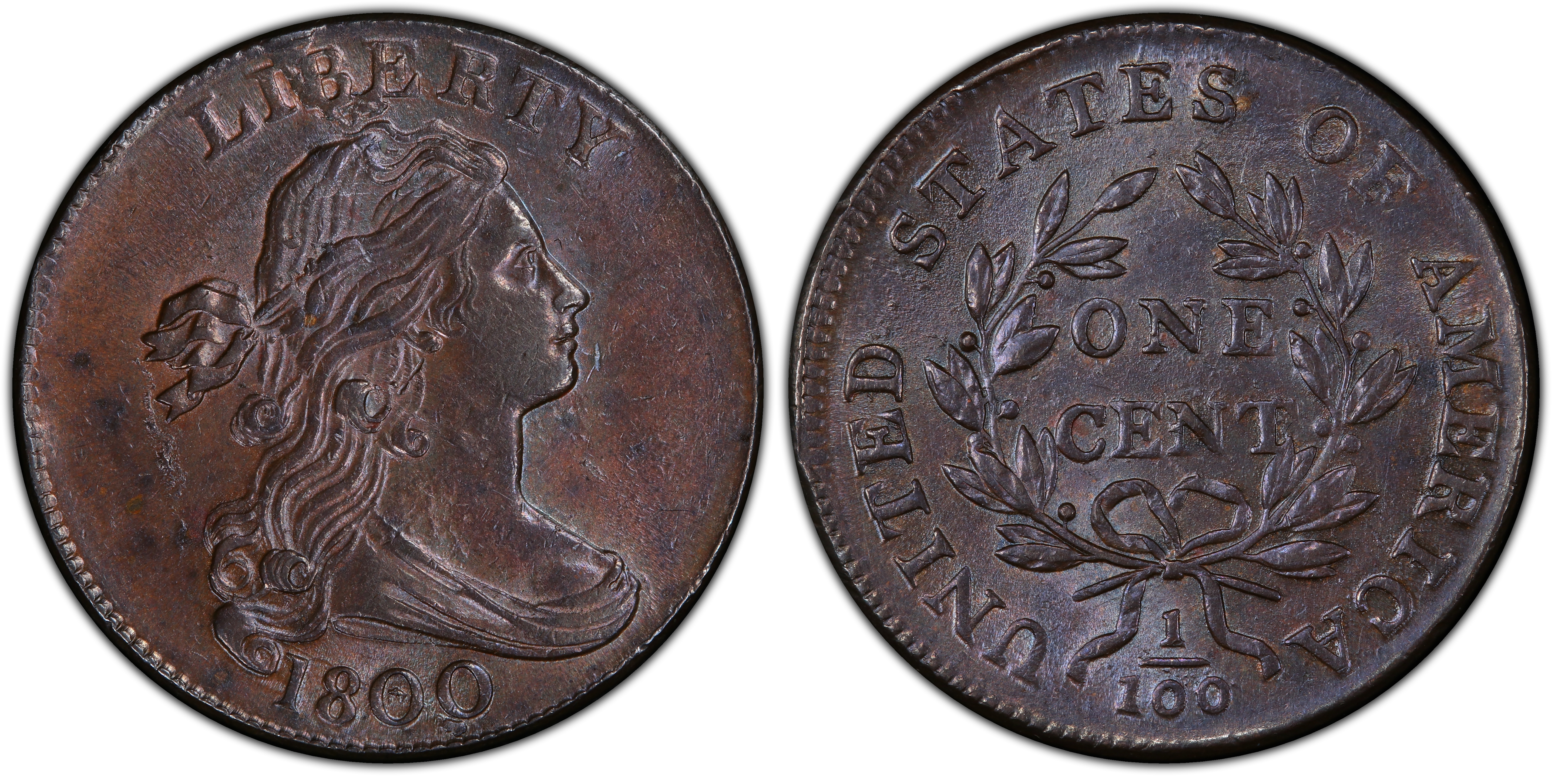 draped bust cent
