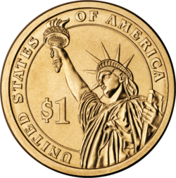 presidential dollar back