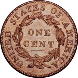 coronet cent back