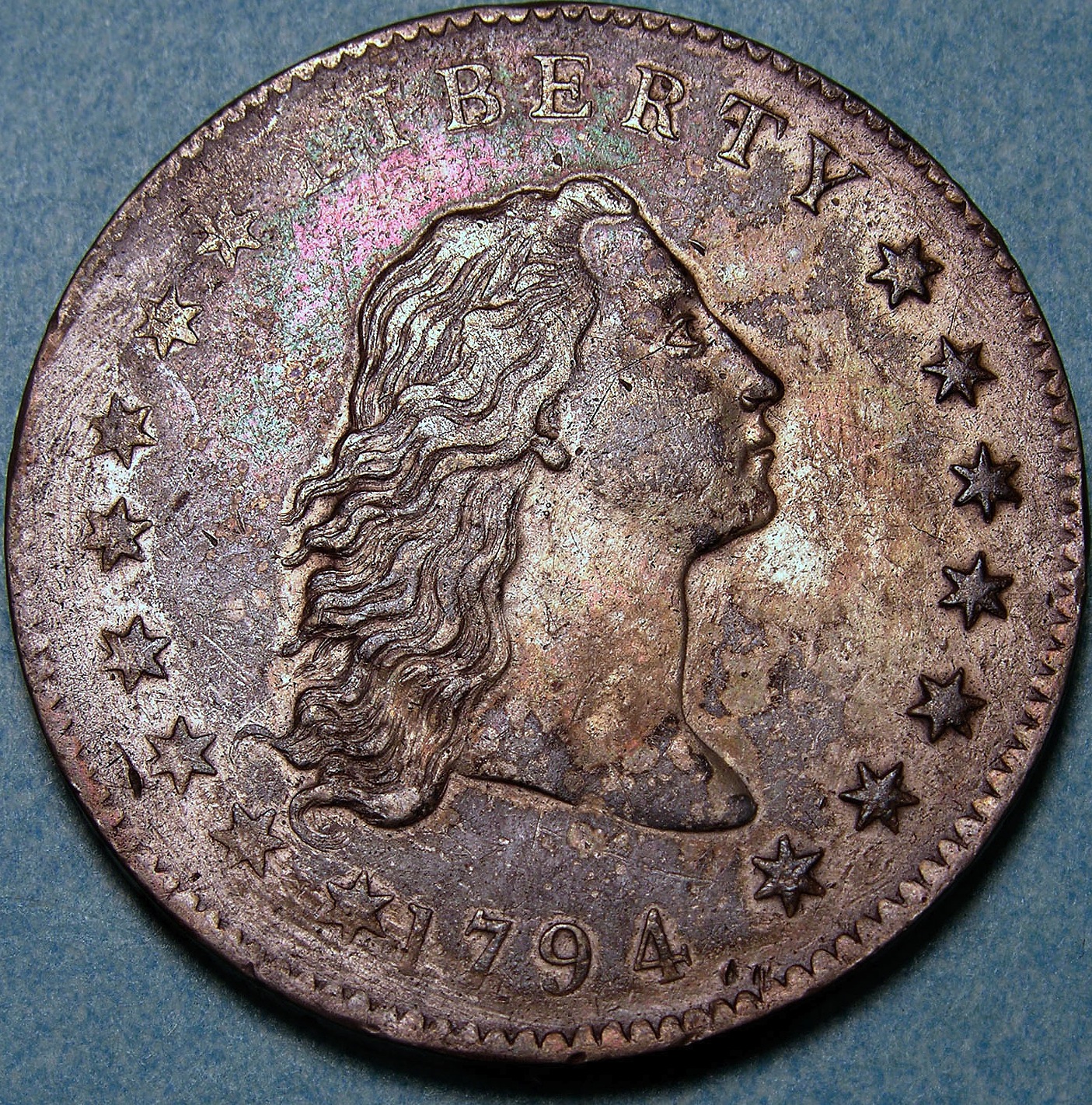 flowing hair dollar