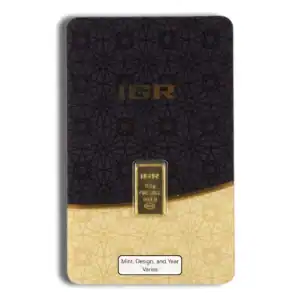 1/2 Gram Gold Coin/Bar (Mint, Design, and Year Vary)