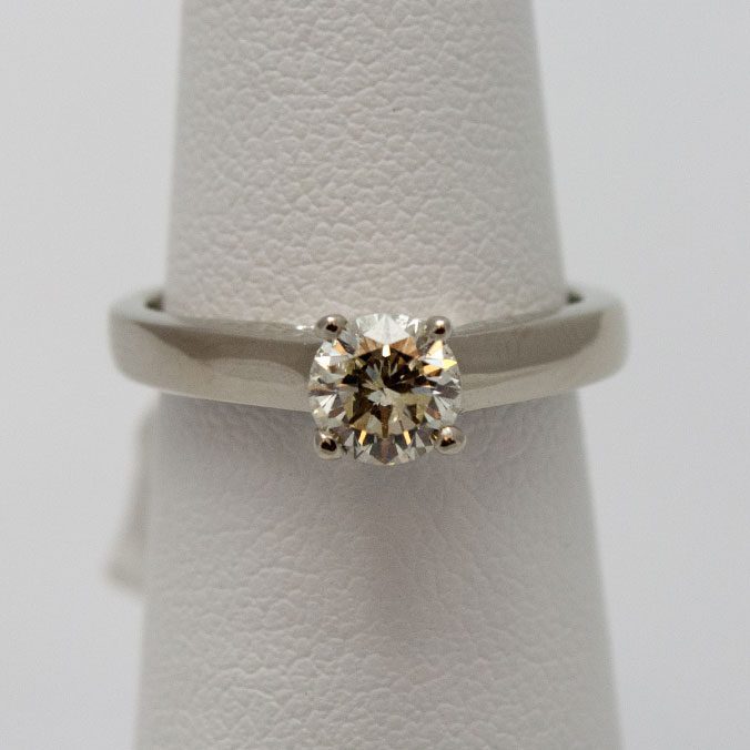 white gold solitaire engagement ring
