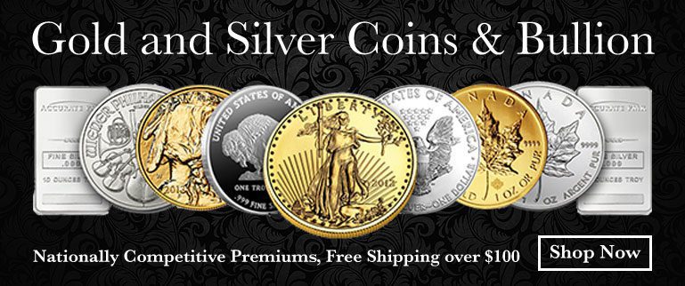 We buy and sell gold and silver bullion