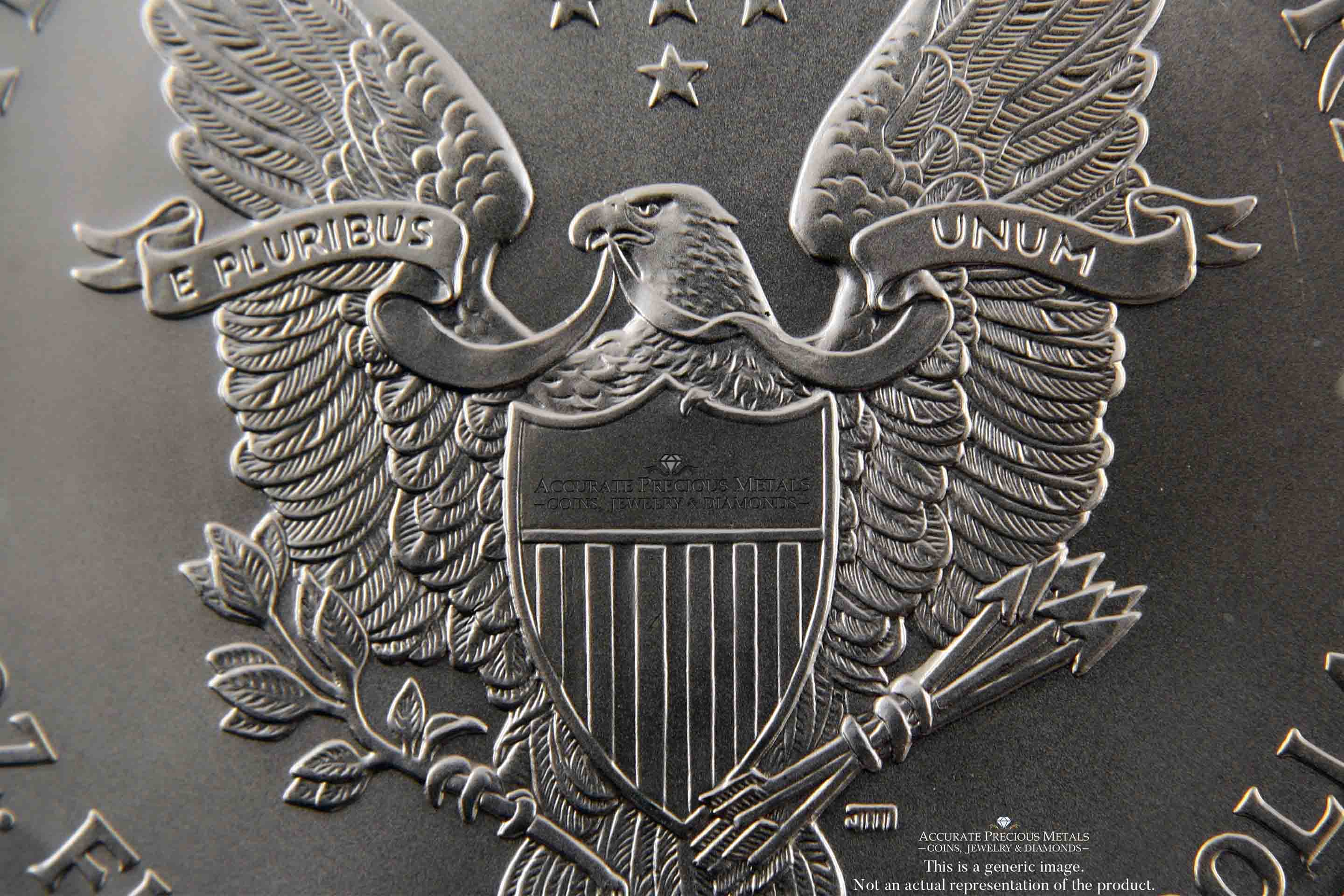 5 Ounce Silvertowne American Flag Silver Bar: Patriotic silver bar by Silvertowne, perfect for collectors and investors.