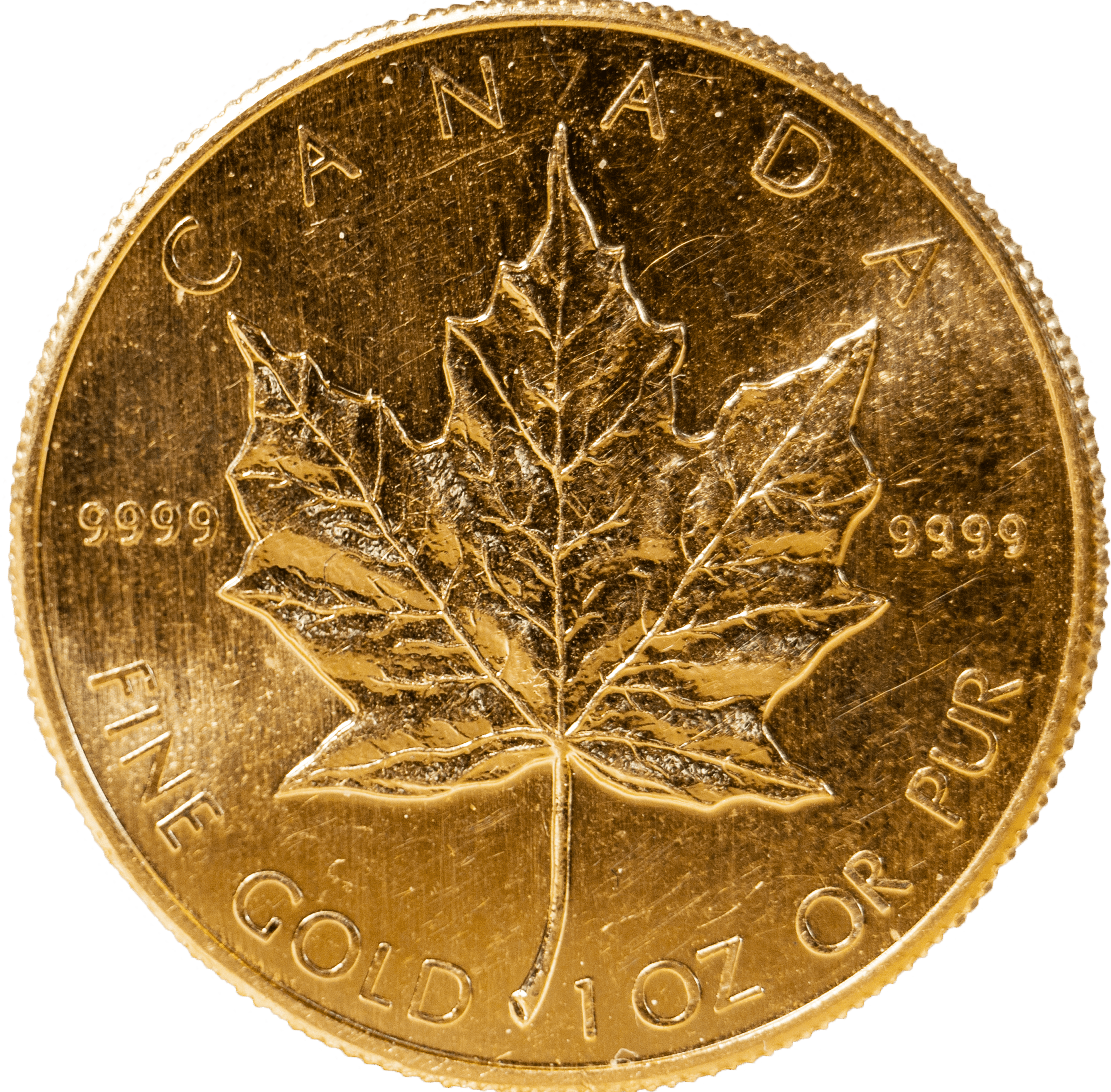 Buy Gold Canadian Maple Leaf coins from Accurate Precious Metals