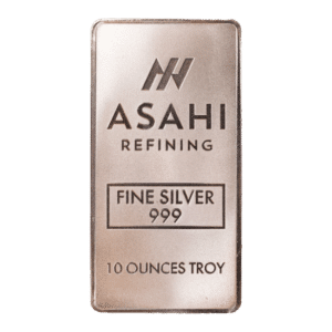 Buy 10oz silver Asahi Bars from Accurate PMR