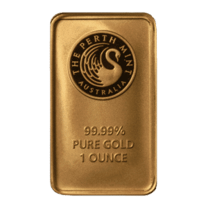 The Perth Mint various sizes of pure gold bars, including 1 oz Gold Bar (Various).