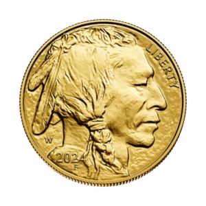 1 oz gold buffalo 2024 coin obverse