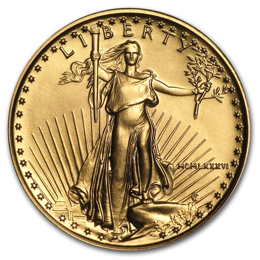 1986 1/4 oz gold eagle