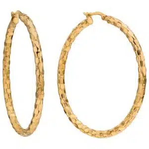 Elegant gold hoop earrings for women, perfect for jewelry collection.