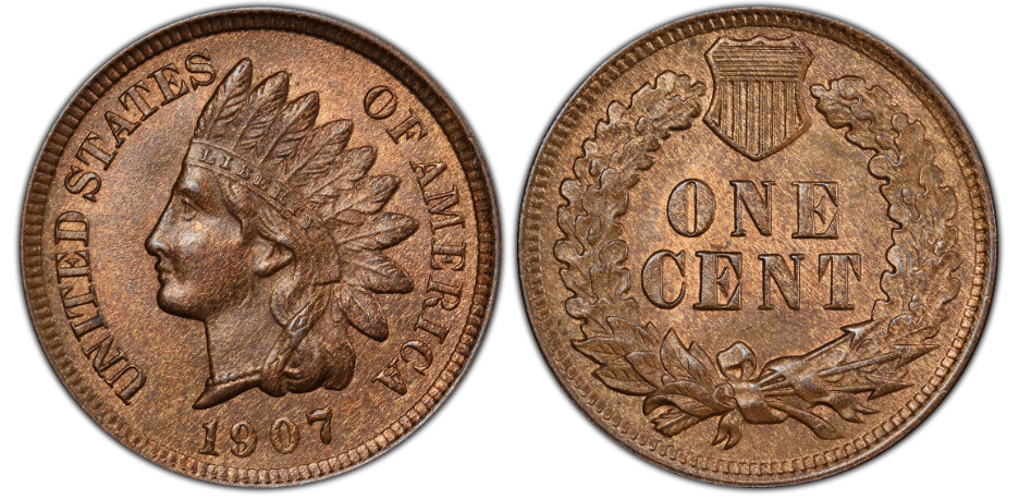 1907 indian head cent