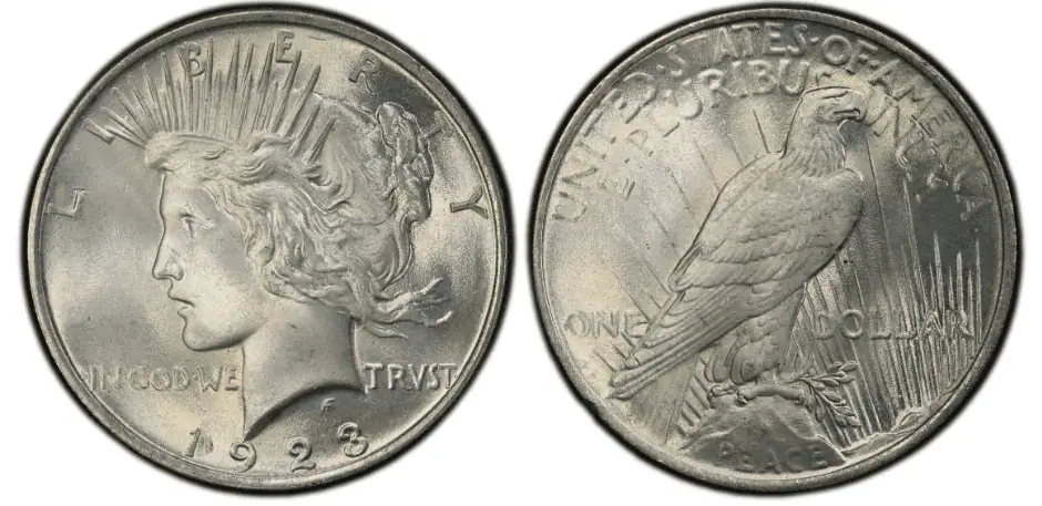 1923 Peace Dollar