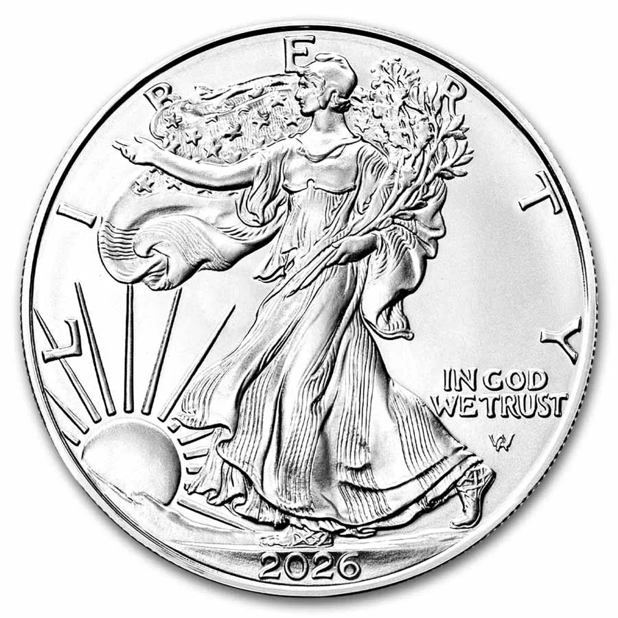 2026 Silver American Eagle – BU