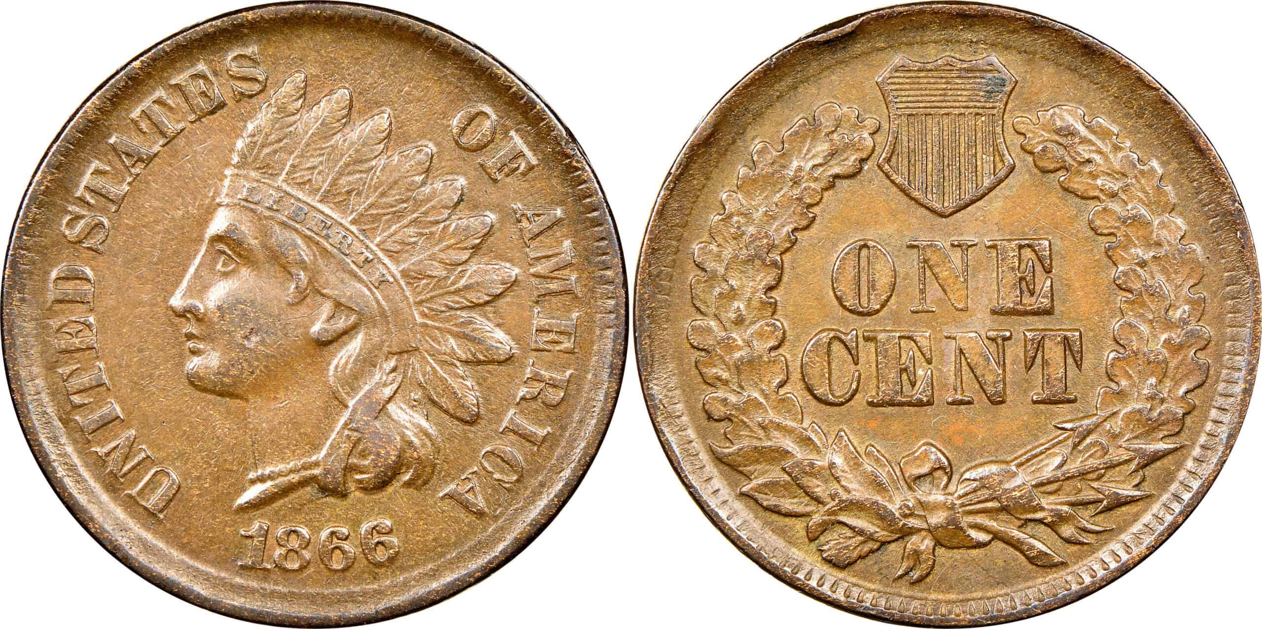 1866, Indian Head Cent: A Scarce Civil War-Era Coin for Collectors