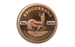 1 oz gold krugerrand coin (random year) - featured