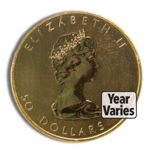 1 oz Canadian Gold Maple Leaf (Random Year)
