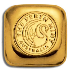1 oz Gold Bar – Perth Mint (Cast)