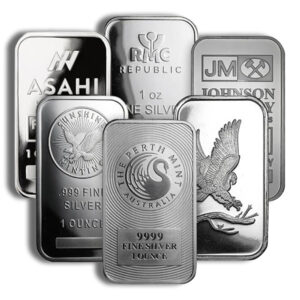 1 oz Silver Bars (Various Mint)