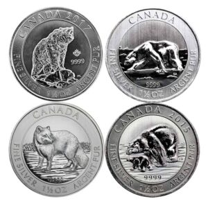Canadian 1.5 oz Wildlife Silver Coin (Year/Design Varies)